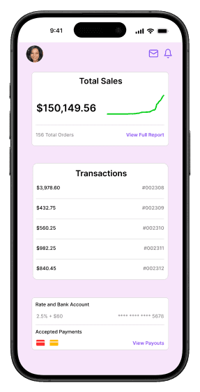 Rebilling dashboard on a phone